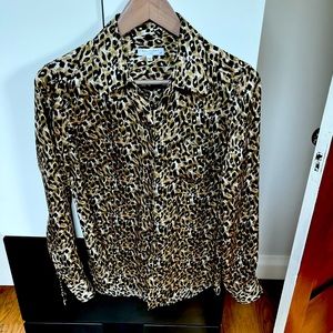 Equipment France silk blouse size small